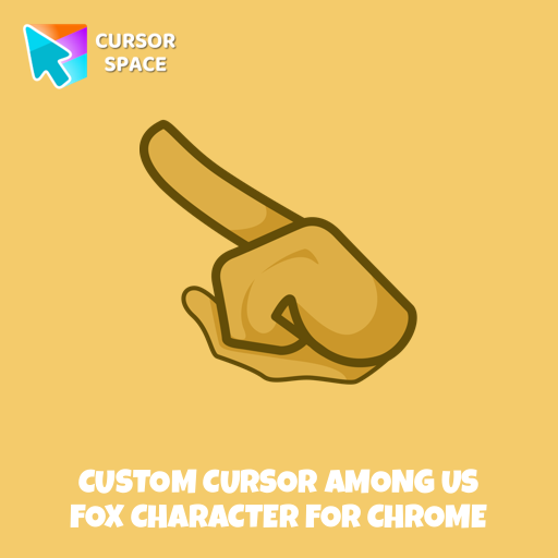 Custom Cursor Among Us Fox Character For Chrome