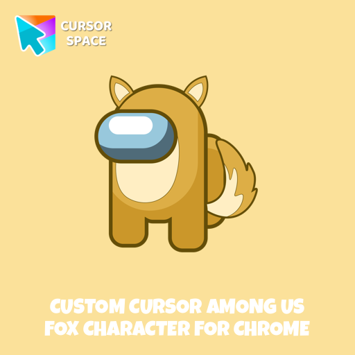 Custom Cursor Among Us Fox Character For Chrome